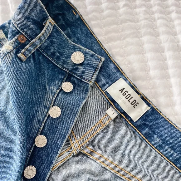 Agolde Dee Ultra High Rise Short - Size 24